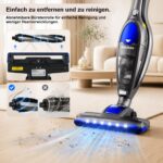 Akitas U10 22.2V Akku-Staubsauger Beutellos – 30 Min Laufzeit & LED-Frontlichter – Bild 8