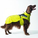 DOGOPAL Regenmantel Hund wasserdicht mit Reflektorstreifen – Gelber Hundemantel für alle Grössen – Bild 12