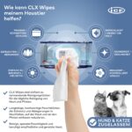 ICF CLX Wipes – Reinigungstücher für Hunde, Katzen & Kleintiere, 40 Stück – Bild 2