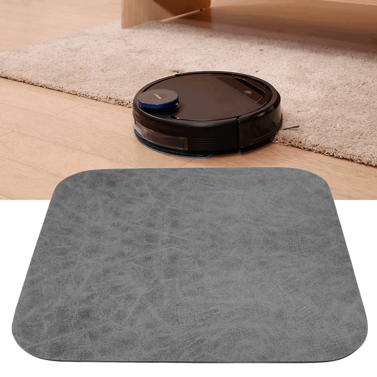 Uadme Ladematte für Saugroboter 42x42 cm – Rutschfest & Wasserdicht