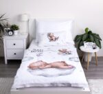 Theonoi Kinderbettwäsche 100x135 cm Teddy-Bär – Bio-Baumwolle OEKO-TEX für Babys