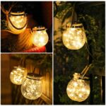 2er Set Diealles Shine Solarlaterne mit 30 LEDs – IP65 Gartenleuchte Warmweiss – Bild 2