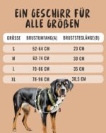 Rudelkönig Hundegeschirr Bella – Neopren-Brustgeschirr mit Haltegriff für mittelgrosse Hunde – Bild 5