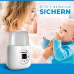 Grundig 3in1 Flaschenwärmer – Anti-Bauchweh-Automatik mit integriertem Sterilisator – Bild 7