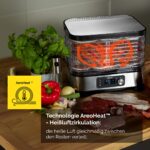 YOER VitaSave FD01S Dörrautomat Edelstahl – 450W Dehydrator mit 6 Ebenen & Timer – Bild 7