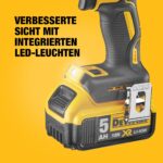DEWALT 18V XR Brushless Combo-Kit – Schlagbohrschrauber & Schlagschrauber mit 2x5Ah Akkus – Bild 8
