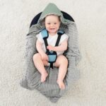 Susurration Babydecke 90x90 cm – Musselin-Baumwolle für Kinderwagen & Babyschale – Bild 6