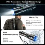 Voylite LED Taschenlampe 2er-Set – 1000000 Lumen, 1500m Reichweite, IPX7 Wasserdicht – Bild 7
