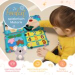 zoula kidz Motorikwürfel 2-in-1 Busy Board – Montessori Lernspielzeug ab 3 Jahren – Bild 4