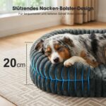 Woiil Orthopädisches Hundebett 109x84cm – Memory Foam & Eierkarton-Schaum für grosse Hunde – Bild 5