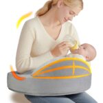 Memory Foam Stillkissen XXL (56×36×20cm) – Ergonomischer Halt für sicheres Stillen & Füttern