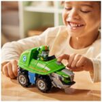 PAW PATROL Jungle Pups Schnappschildkröten-Fahrzeug mit Rocky-Figur – Transformierbares Spielzeug ab 3 Jahren – Bild 2