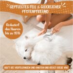 Golden Pets Unterwollbürste 2in1 – Profi-Fellbürste für Hunde & Katzen | Entfilzung & Unterwolle – Bild 2