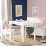 roba Kinderstuhl mit Lehne – Cremeweiß lackiert, 59x29x29 cm für Kinder 2-10 Jahre – Bild 2