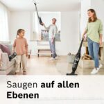 Bosch Flexxo 2in1 BBH32101 Akku-Staubsauger – Kabelloses Reinigen für alle Oberflächen – Bild 4