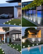 btfarm 10er Set Solar Bodenleuchten – IP65 Gartenbeleuchtung mit 8 LED für Außen – Bild 5