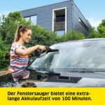 KÄRCHER Akku-Fenstersauger WV 6 Plus – 100 Min Laufzeit mit Sprühflasche & Zubehör – Bild 5
