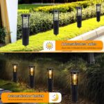 Czoele Solarleuchten für Aussen 4er Set – Warmweiss Gartenbeleuchtung mit 900mAh – Bild 6