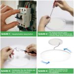 L5L3D LED Deckenleuchte Ø35cm – 4450lm, IP54 wasserfest, Energieklasse B für Küche & Bad – Bild 8