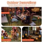 CNMTCCO Solar-Gartenfackeln 6er Set – Flammeneffekt Solarleuchten IP65 für Garten & Terrasse – Bild 6