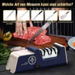 Xzayy Elektrischer Messerschärfer mit Diamantschleifmittel – Profi-Schärfe in 30 Sekunden – Bild 5