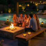 GIGALUMI 4er Set Solar Laternen mit Flammeneffekt – IP44 Wasserdicht für Garten & Terrasse – Bild 7