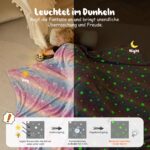 Winthome Kuscheldecke mit Glow-in-the-Dark – Flauschig warm für Kinder & Babys – Bild 2