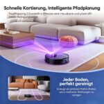 Ultenic Saugroboter mit Wischfunktion 10000Pa – 4-in-1 Reinigungssystem mit Absaugstation – Bild 7
