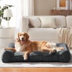 JOEJOY Orthopädisches Hundebett 122x89cm – Ergonomisches Hundesofa für grosse Hunde – Bild 9