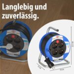 Brennenstuhl Garant Kompakt Kabeltrommel 15m – Sichere Indoor-Stromverteilung für Werkstatt & Büro – Bild 2
