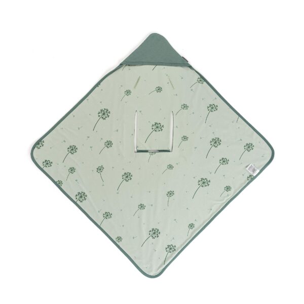 Zamboo Baby Einschlagdecke 80x80 cm Mint – Baumwolle für Babyschale & Kinderwagen