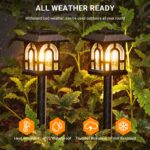 TuyLuxe 8er Set Solarleuchten Garten – Warmweiss 3000K LED für Außen, Hof & Balkon – Bild 4