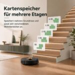 Vexilar W9 Saugroboter mit Wischfunktion – 8000 Pa Saugkraft & 180 Min Akkulaufzeit – Bild 7