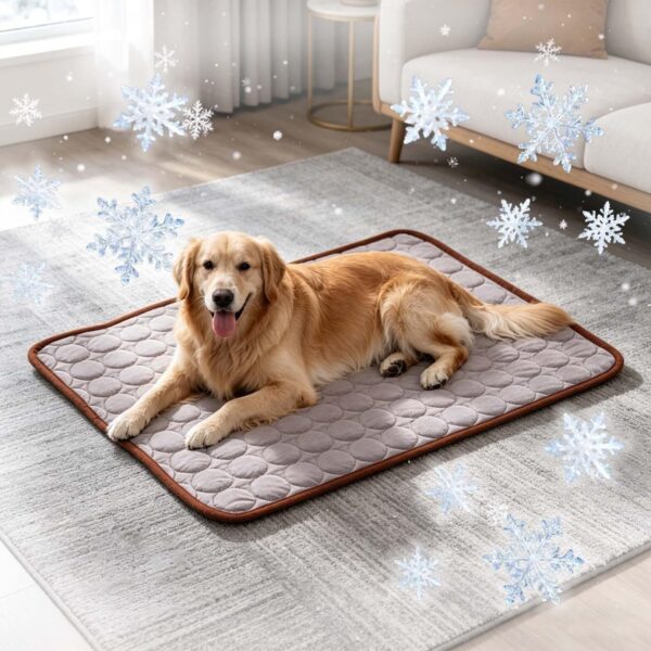Luylmo Kühlmatte 70x55cm – Selbstkühlend für Hunde mit Rutschschutz