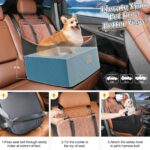 INDYBUD Hundeautositz Mittel – Sitzerhöhung mit Memory-Schaum für kleine bis mittlere Hunde – Bild 6