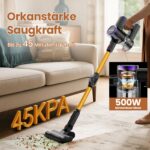Zynet S9 Akkustaubsauger Kabellos 45kPa – Beutellos mit flexiblem Gelenk & HEPA-Filter – Bild 2