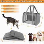 NVIYAM Transporttasche 45x30x30 cm – Faltbar & Atmungsaktiv für Katzen & kleine Hunde – Bild 2
