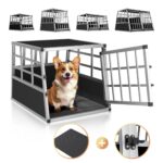 CADOCA® Hundetransportbox M Aluminium 54x70x51cm – Sichere Autotransportbox für Hunde – Bild 2