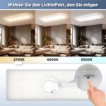 L5L3D LED Deckenleuchte 56x20cm 16W 3000lm – Flaches Panel mit Backlight für Küche & Büro – Bild 3