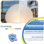 Esotec Solar Leuchtkugel Siena Ø30cm – 16 Farben mit Fernbedienung & USB-Ladefunktion – Bild 7