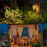 CCILAND Solarlaterne 2er Set Metall – Warmweiss LED Hängend IP65 Wasserdicht – Bild 3