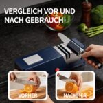 Kiseely Elektrischer Messerschärfer mit Diamant-Schleifstein – Profi-Schärfe in 30 Sekunden – Bild 4