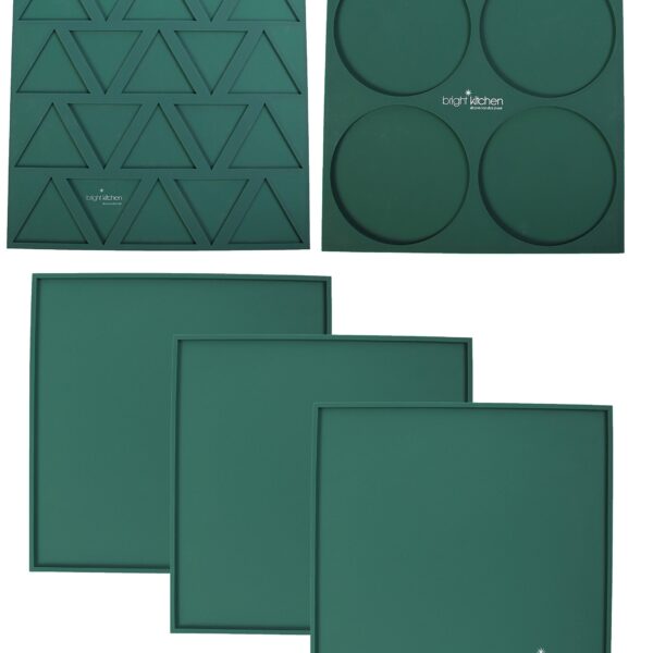 Silikonmatten-Set für Excalibur Dehydrator – 5 Teile Antihaft-Matte 35,6 x 35,6 cm