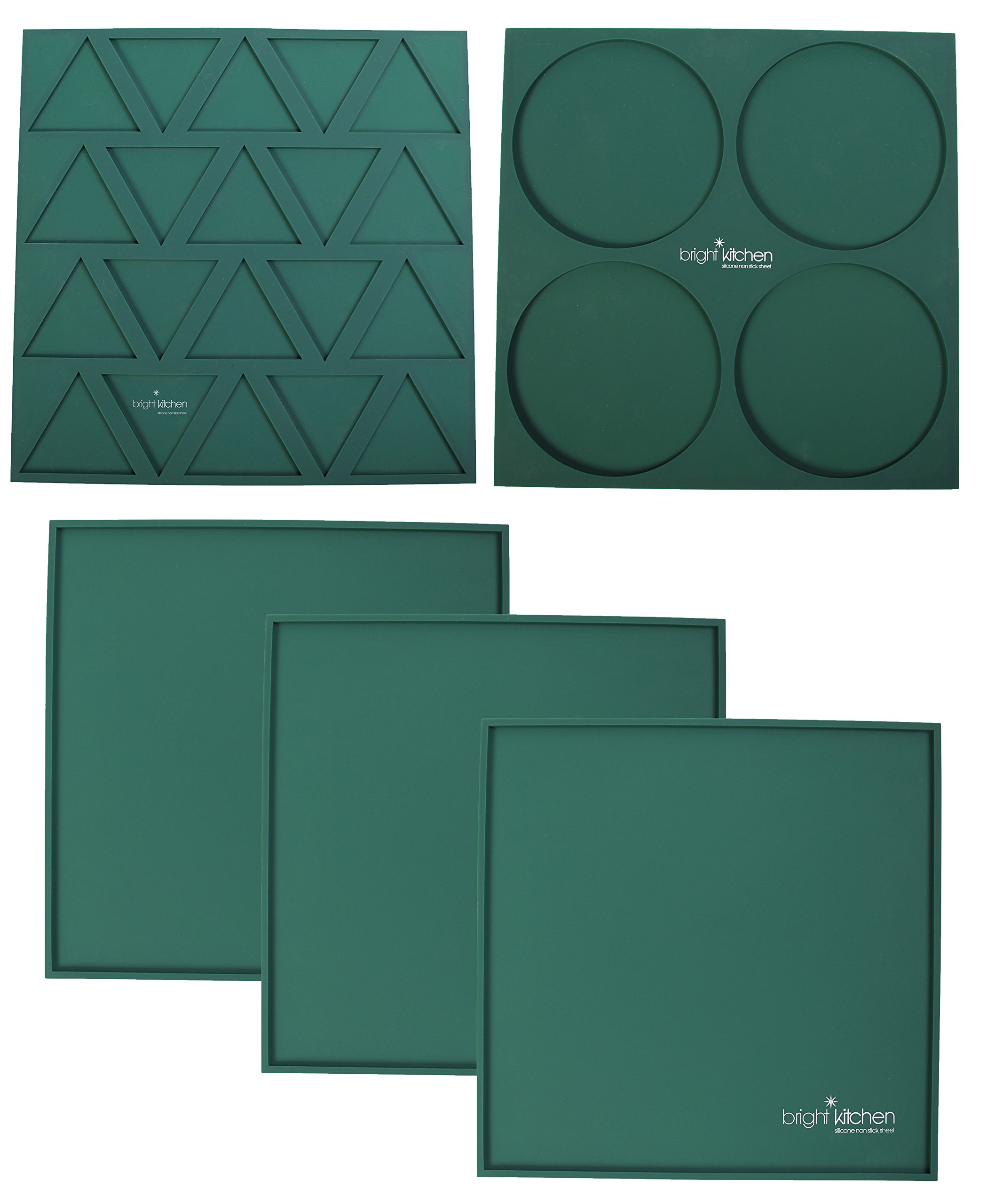 Silikonmatten-Set für Excalibur Dehydrator – 5 Teile Antihaft-Matte 35,6 x 35,6 cm