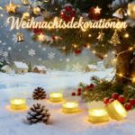 LUXJET 20er Set Mini LED Teelichter wasserdicht – Warmweiss Unterwasser Deko für Pool & Aquarium – Bild 8