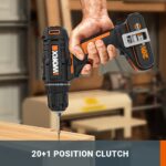 WORX WX100.3 20V Akku-Bohrschrauber – 30Nm, 1600 U/min, Kompakt & Leicht – Bild 3
