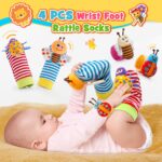 Wootoyz 14-teiliges Rassel-Beissring Set – Sensorisches Babyspielzeug 0-12 Monate mit Aufbewahrungsbox – Bild 4