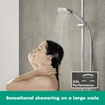 hansgrohe Croma 100 Duschkopf mit 4 Strahlarten – Premium Handbrause mit QuickClean – Bild 4