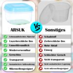 ARSUK Babynahrungsbehälter 120ml – Auslaufsichere Gefrierdosen für Beikost & Muttermilch – Bild 6