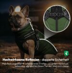 KONVINIT Hunde-Wintermantel XL mit Geschirr & Fleece – Wärmeschutz für grosse Rassen – Bild 6